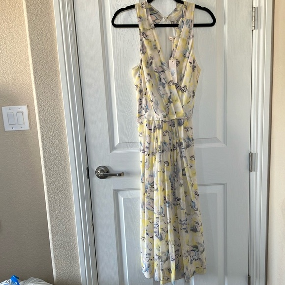 Rebecca Taylor Dresses & Skirts - Rebecca Taylor Cream and Yellow Patterned Dress